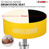 5 Core Drum Throne 5" Padded Drummer Seat Adjustable Drumming Chair w Luxury Velvet Top