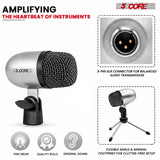 5 Core Conga Mic Snare Tom Set Professional XLR Cardioid Condenser Instrument Microphone Kit