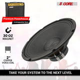 5 Core 12 Inch Guitar Speaker 200W 8 Ohm Amp Cabinet Replacement Amplifier Woofer