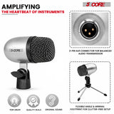5 Core Conga Mic Snare Tom Set Professional XLR Cardioid Condenser Instrument Microphone Kit