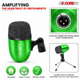 5 Core Conga Mic Snare Tom Set Professional XLR Cardioid Unidirectional Instrument Microphone Kit