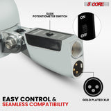 5Core Vintage Microphone Classic Dynamic Professional XLR Studio Retro Style Mic BLUE