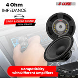 5 Core 10 Inch Subwoofer 600 Watt Car Audio Sub Woofer 4 Ohm w Deep Bass Replacement Loud Speaker