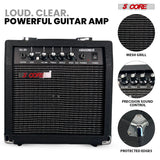 5 Core Guitar Amp 20W Electric Portable Mini Amplifier w Built in 6.5" Speaker Aux Headphone Jack