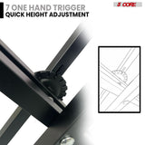 5 Core Keyboard Stand Height Adjustable One Hand Trigger Quick Release Portable Key Board DJ Stands