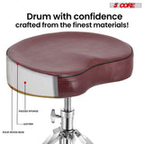Sturdy 5Core music stool for drummers and guitarists of all ages