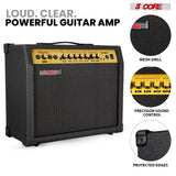 5 Core Guitar Amp 80 Watt  Electric Amplifier w Built in 10" Speaker Portable Mini Practice Amps