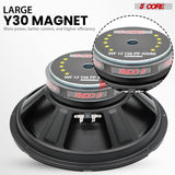 5 Core 12 Inch Subwoofer 400W Car Audio Woofer 4 Ohm Replacement Deep Bass Component Loud Speaker