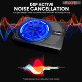 5Core 10 inch Slim Under Seat Car Audio Subwoofer 800W Built in Amplifier Sub Woofer LED Light