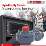 Aluminium diaphragm compression driver designed for high-quality sound output