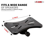 5 Core Speaker Stands Pair Adjustable 54 Inch Tripod 132 lbs Capacity 35mm Mount for DJ PA Use