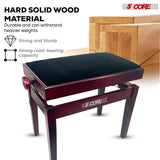 wooden piano stool
