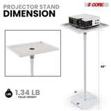 5 Core Projector Stand Floor Adjustable 66" Universal Projectors Support for Home Office & Studio