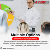 5Core Wireless Microphones w 2 Headset Portable Mini Microfono Inalambricos + Receiver 165ft Range