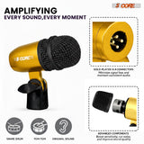 5 Core Conga Mic Snare Tom Set Professional XLR Cardioid Condenser Instrument Microphone Kit