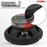 5 Core 8 Inch Subwoofer Pair 200W Car Audio Woofer 4 Ohm Replacement Deep Bass Loud Speaker
