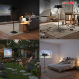 5 Core Projector Stand Floor Adjustable 66" Universal Projectors Support for Home Office & Studio