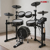 5 Core Bass Drum Pedal Mount Adjustable Felt Beater Head Single Chain Heavyduty Kick Drum Foot Pedal