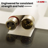 5 Core Gaffers Tape 2" 30 Yards 4Pcs Professional White Pro Gaff Tape Non Reflective Water Resistant