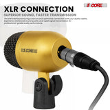 5 Core Conga Mic Snare Tom Microphone Drum Kit Condenser XLR Instrument Mics