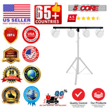 5 Core DJ Lighting T Bar 4 Party Lights 39 Inch Extension Crossbar Tbar Mount w 66 lbs Capacity