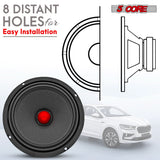 5 Core 6.5" Subwoofer Speaker Pair 360W Mid Range Car Audio Sub Woofer 4Ohm Bass Replacement Driver
