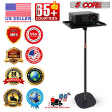 5 Core Projector Stand Floor Adjustable 53" Universal Projectors Support for Home Office & Studio