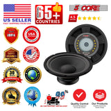 5 Core 10 Inch Subwoofer pair 600W Car Audio Sub Woofer 4 Ohm w Deep Bass Replacement Loud Speaker