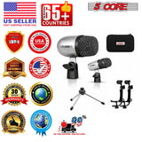 5 Core Conga Mic Snare Tom Set Professional XLR Cardioid Condenser Instrument Microphone Kit