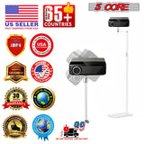 5 Core Projector Stand Floor Adjustable 66" Universal Projectors Support for Home Office & Studio