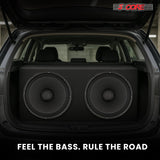 5 Core 12 Inch Speaker Pair Car Audio 200W Powerful Replacement Component Driver 4Ohm Loudspeaker