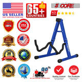 5 Core Guitar Stand 2PC A Frame Shape w Soft Foam Arm Non Slip Rubber for Acoustic Electric Bass