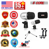 5 Core Conga Mic Snare Tom Set Professional XLR Cardioid Condenser Instrument Microphone Kit