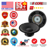 5 Core DJ subwoofer 15 inch high output bass speaker rear angle
