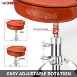 Adjustable padded saddle drum throne guitar stool