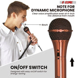 5Core XLR Microphone Dynamic Mic Karaoke Singing Studio Microfono Handheld Mics