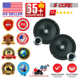 5 Core 6.5" Mid-Range Replacement 2Pc Pro Audio Car Speaker 360W 4 Ohms 60W Aluminum Super Tweeters