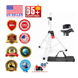 5 Core Speaker Stand Adjustable PA DJ Tripod Stands w 35mm Pole 132 Lbs Capacity