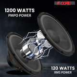 5 Core 12" Subwoofer 120W Car Audio Sub Woofer 8 Ohm Deep Bass Replacement Component Loud Speaker