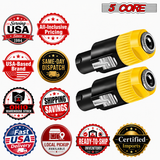 5 Core Speakon Adapter High Quality Audio Jack Male Audio Pin Speaker Adapter Connector