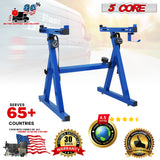 5Core Keyboard Stand Z Style Heavy Duty Sturdy Piano Riser Height Adjustable Holder BLUE