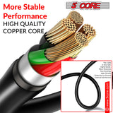 5Core Lavalier Microphone Professional Tiny Shirt Clip On Lapel Mic Mini Wearable Microfono