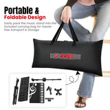 5Core Music Stand Height Adjustable Desktop Book Stands w Mic Mobile Holder