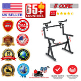 5Core Piano Keyboard Stand Z Style Heavy Duty 2 Tier Stands w Adjustable Arm Fits 54 61 88 Key Board