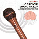 5Core XLR Microphone Dynamic Mic Karaoke Singing Studio Microfono Handheld Mics