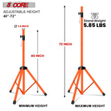 5 Core Speaker Stand Adjustable Tripod PA Speakers Holder 35mm Pole Mount