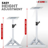 5 Core Speaker Stand Adjustable 59.5" Heavy Duty PA DJ Studio Monitor Stands