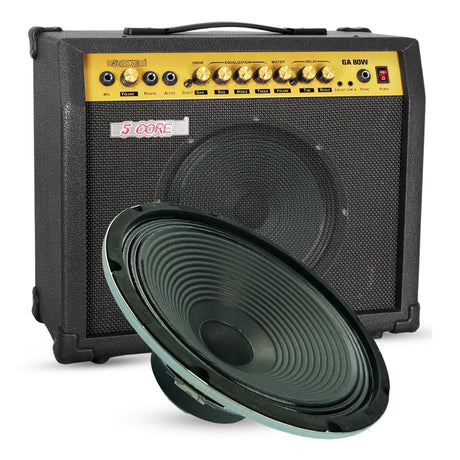 5 Core 10 Inch Guitar Speaker 60W Replacement 8 Ohm Amplifier Cabinet Driver