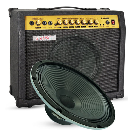 5 Core 10 Inch Guitar Speaker 60W Replacement 16 Ohm Amplifier Cabinet Driver