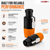 5 Core Speakon Adapter High Quality Audio Jack Male Audio Pin Speaker Adapter Connector